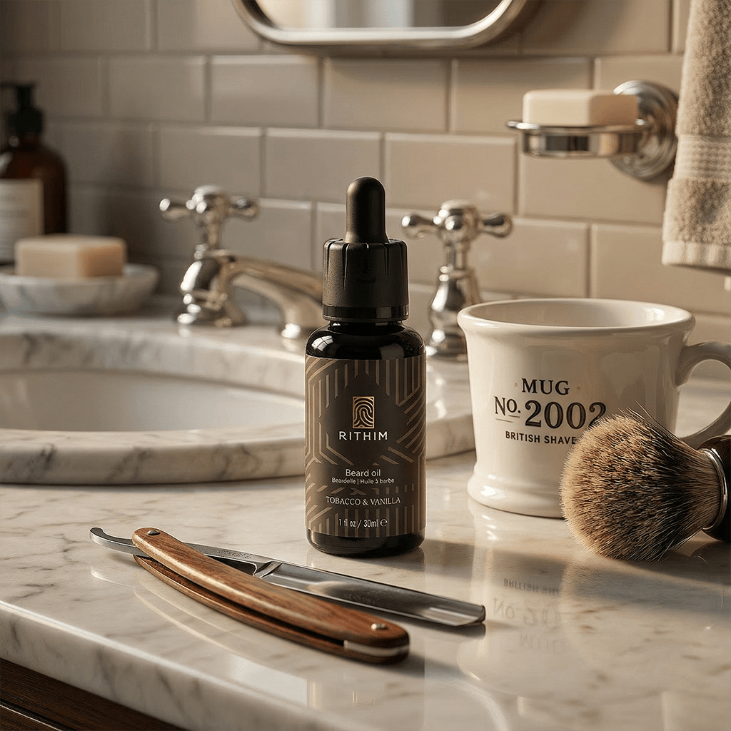 Rithim Mystic Forest baardolie — 100% natuurlijke ingrediënten, parabenenvrij